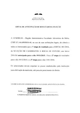A IANDBEAS — Região Administrativa Faculdade Adventista da