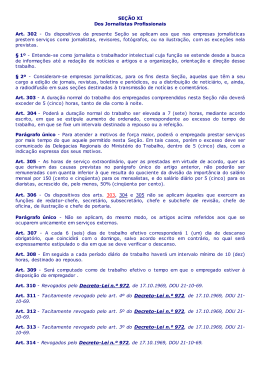 f - Consolida&ccedil;&atilde;o das Leis do Trabalho Arts. 302 a 351