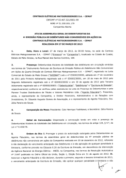 Não Declaração do Vencimento Antecipado das