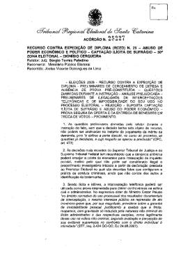 25227 - Tribunal Regional Eleitoral de Santa Catarina