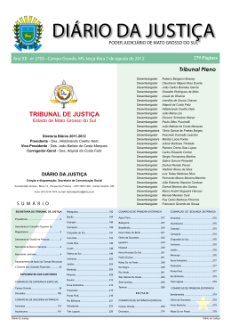 DIárIo DA JuStIçA