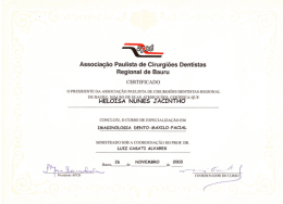 Associação Paulista de Cirurgiões Dentistas Regional de Bauru