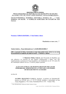 PROCURADORIA DA REP&Uacute;BLICA NO MUNIC&Iacute;PIO DE