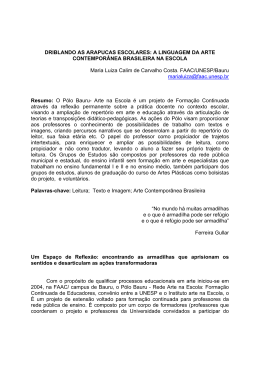 DRIBLANDO AS ARAPUCAS ESCOLARES