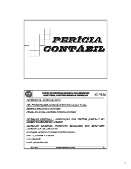 (Microsoft PowerPoint - Segunda Aula Pericia Cont\341bil FIB 20