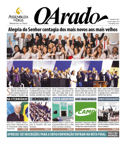Alegria do Senhor contagia dos mais novos aos mais velhos