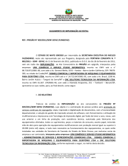PREG&Atilde;O N&deg; 029/2011/SENF-SEFAZ (FUNGEFAZ)