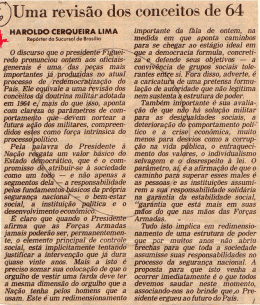Figueiredo anuncia que chegou a hora do poder civil