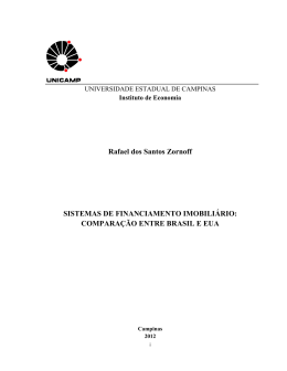 Rafael dos Santos Zornoff SISTEMAS DE FINANCIAMENTO