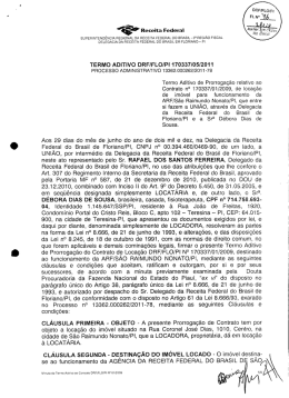 TERMO ADITIVO DRFlFLO/PI 170337/05/2011