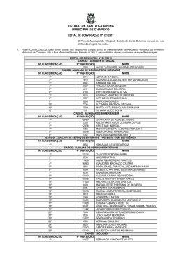 edital de convoca&ccedil;&atilde;o 031-2011