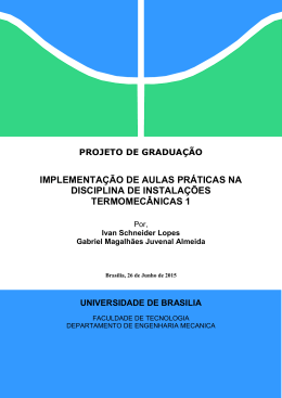proposta de regras para projeto de gradua&ccedil;&atilde;o - BDM