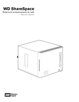 WD ShareSpace&trade; Sistema de armazenamento de