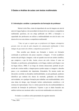 5 Dados e An&aacute;lise de aulas com textos multimodais - Maxwell