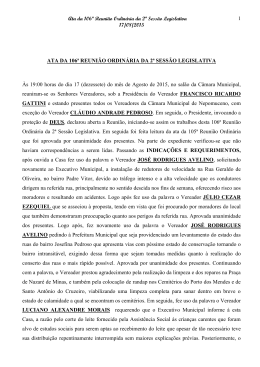 Dia 17 - Câmara de Nepomuceno