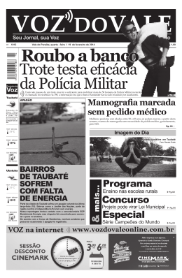 & Especial - Voz do Vale Online