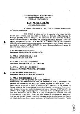 EDITAL DE LE|L&Atilde;o