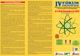 IV F&oacute;rum Cient&iacute;fico - Folder.cdr