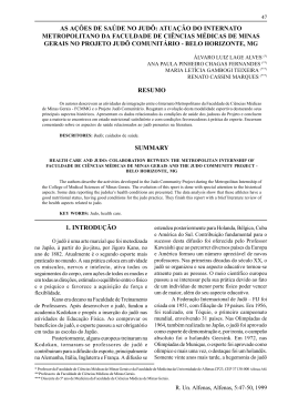 as a&ccedil;&otilde;es de sa&uacute;de no jud&ocirc; - Associa&ccedil;&atilde;o de Jud&ocirc; Ombros de Gigantes