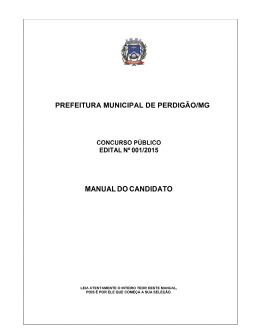 Prefeitura de Perdig&atilde;o/MG