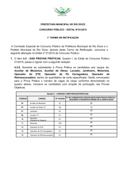 A Comiss&atilde;o Especial de Concurso P&uacute;blico da Prefeitura