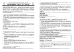 PREFEITURA MUNICIPAL DE RODELAS / BAHIA CONCURSO