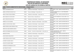 universidade federal do maranh&atilde;o n&uacute;cleo de eventos e concursos