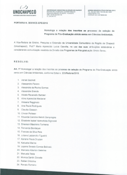 (j) - Unochapec&oacute;