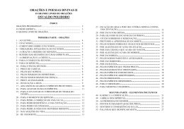 Orações e Poesias Divinas