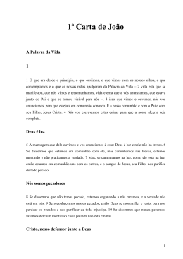 1 Carta de Jo&atilde;o