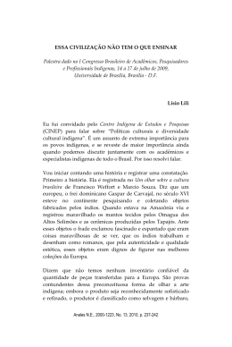 ESSAȱCIVILIZA&Ccedil;&Atilde;OȱN&Atilde;OȱTEMȱOȱQUEȱENSINARȱ Palestra