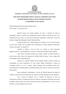 justi&ccedil;a eleitoral tribunal regional eleitoral do rio grande do sul