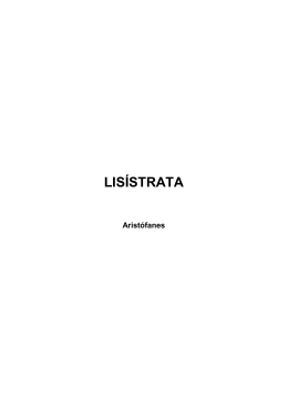 LISÍSTRATA - Encontros de Dramaturgia