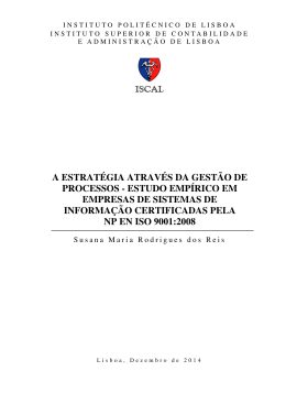 a estrat&eacute;gia atrav&eacute;s da gest&atilde;o de processos