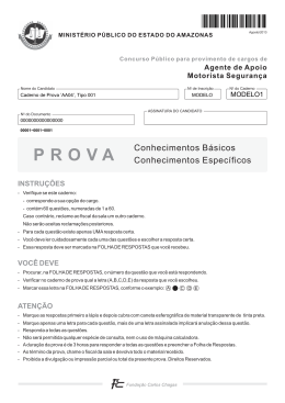 Prova - Calcule Mais