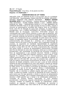 decis&atilde;o monocratica do TRF na desaposenta&ccedil;&atilde;o