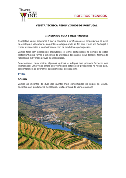 visita técnica pelos vinhos de portugal