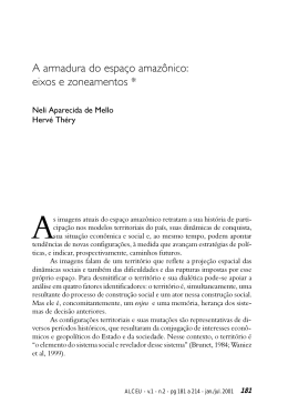 A armadura do espa&ccedil;o amaz&ocirc;nico