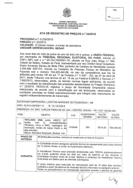 Scanned Document - Tribunal Regional Eleitoral do Par&aacute;