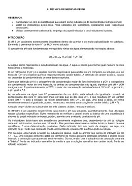 8. T&Eacute;CNICA DE MEDIDAS DE PH OBJETIVOS &bull; Familiarizar