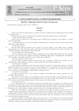 Quando a linguagem fala do tempo e das pessoas