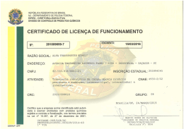 REPÚBLICA FEDERATIVA DO BRASIL MJ
