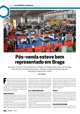 Pós -venda esteve bem representado em Braga - Revista Pós