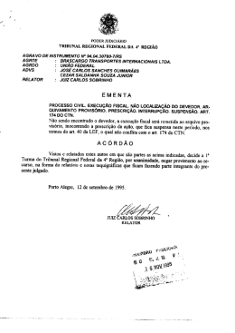 PODER JUDICIÁRIO - Tribunal Regional Federal da 4ª Região