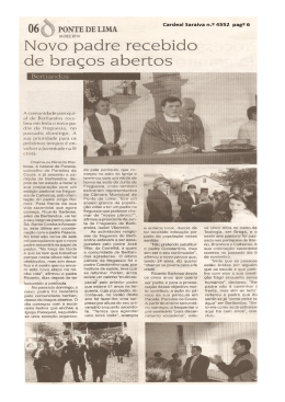 Novo Padre de Bertiandos Cardeal Saraiva04-12-2014