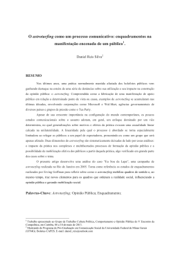 Daniel Reis Silva. O astroturfing como um processo comunicativo