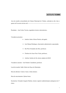ACTA N - Vinhais