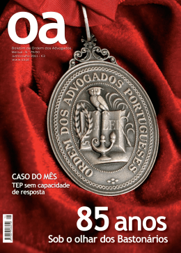 Vers&atilde;o em PDF - Ordem dos Advogados