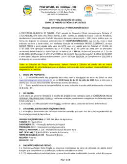 PREFEITURA DE CACOAL