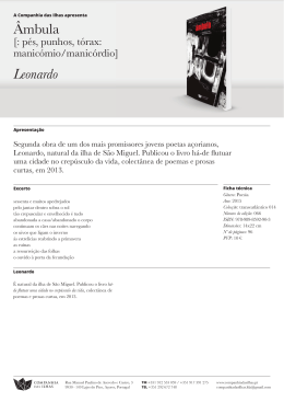 &Acirc;mbula Leonardo - Companhia das Ilhas